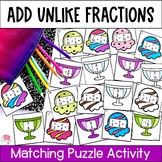 Adding Fractions with Unlike Denominators Activity - Math 