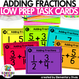 Adding Fractions Task Cards