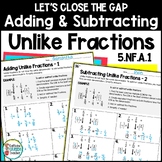 Adding and Subtracting Mixed Numbers and Fractions 5th Gra
