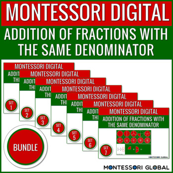 Preview of Adding Fractions with a Common Denominator