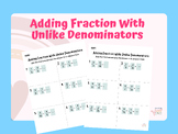 Adding Fractions with Unlike Denominators