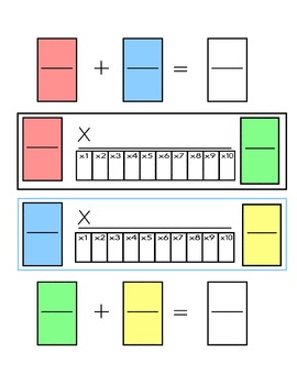 Preview of Adding Fractions with Unlike Denominators