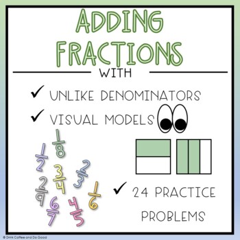 Adding Fractions with Visual Models {Unlike Denominators}