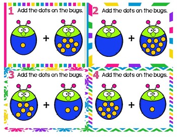 Adding Happy Bugs Task Cards by Sea Sun and Lesson Plans | TpT