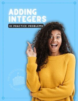 Preview of Adding Integers: 10 Practice Problems