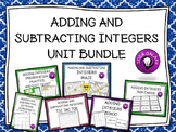 Adding Integers Activity and Games Bundle