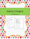 Adding Integers