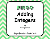 Adding Integers BINGO and Task Cards