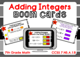 Adding Integers Boom Cards-Digital Task Cards