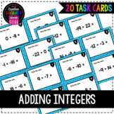 Adding Integers Task Cards + Google Slides™ version