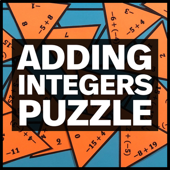 Preview of 7.NS.A.1 Adding Integers Puzzle - Fun Math Activity