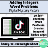 Adding Integers Word Problems Digital Mystery Picture