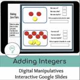 Adding Integers | Zero Pairs | Interactive Digital Visual Models