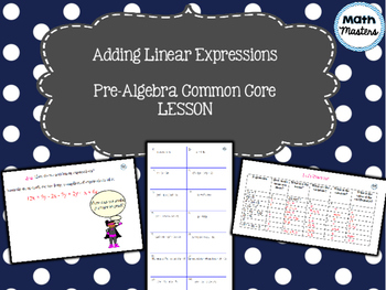Preview of Adding Linear Expressions
