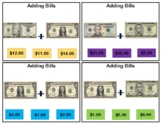 Adding Money - math - Task Box Cards - Special Education L