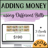 Adding Money using Different Bills | Special Ed Money Math