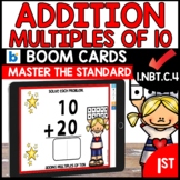 Adding Multiples of Ten using Boom Cards | 1.NBT.C.4 | Dig