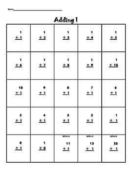 Adding On Addition Assessment- Numbers to 10 by Abby Farnsworth | TPT