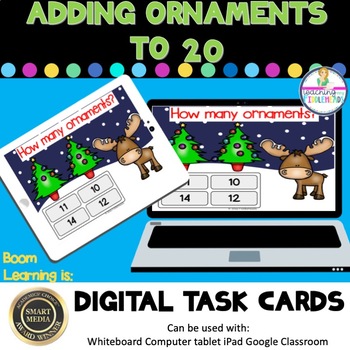 Preview of Adding Ornaments  to 20 Digital Boom Task Cards