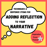 Adding Reflection To Your Narrative