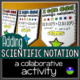 Adding Scientific Notation Math Pennant Activity