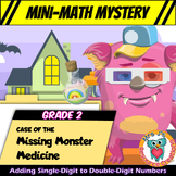 Adding Single-Digit to Double-Digit Numbers Mini Math Myst