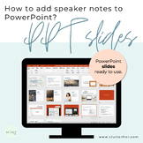 Adding Speaker Notes To PowerPoint