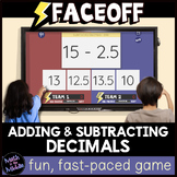 Adding & Subtracting Decimals Game - Digital Math Review G