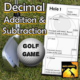 Adding & Subtracting Decimals - Golf Game