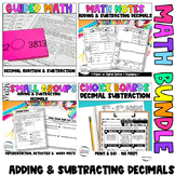 Adding & Subtracting Decimals - Lesson Plans, Small Groups