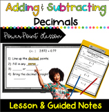 Adding & Subtracting Decimals: Power Points Lesson & Guide