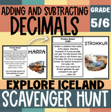 Adding & Subtracting Decimals Practice | Scavenger Hunt | 