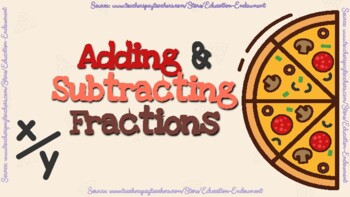 Preview of Adding & Subtracting Fractions