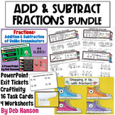 Adding & Subtracting Fractions and Mixed Numbers: A Math Bundle