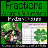 Adding & Subtracting Fractions Google Sheets Self-Checking