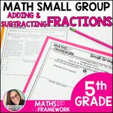 Adding & Subtracting Fractions Small Groups Plans & Work M
