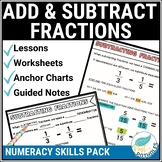 Adding & Subtracting Fractions Unlike Denominators Anchor 