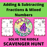 Adding & Subtracting Fractions and Mixed Numbers Solve The