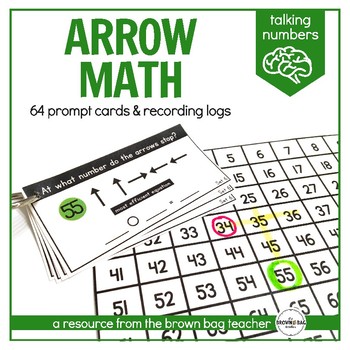 Preview of Adding & Subtracting Groups of 10s & 1s with Arrow Math: Number Talks Task Cards