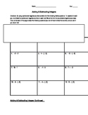 Adding & Subtracting Integers Worksheet/Homework 7.NS.1 {E