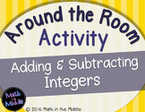 Adding & Subtracting Integers Around the Room Activity