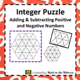 Adding & Subtracting Integers Puzzle {Tarsia} 7.NS.1