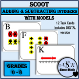 Adding & Subtracting Integers with Models SCOOT
