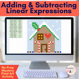 Adding & Subtracting Linear Expressions Mystery Pixel Art 
