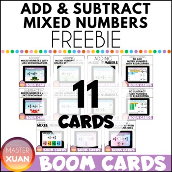 Preview of Adding & Subtracting Mixed Numbers FREEBIE