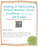 Adding & Subtracting Mixed Numbers Word Problems