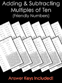 Adding & Subtracting Multiples Of Ten (Friendly Numbers) M