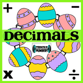 Adding Subtracting Multiplying Dividing Decimals Easter Eg