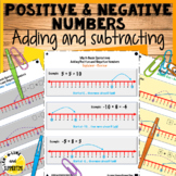 Adding & Subtracting Positive and Negative Numbers WS & Anchor 