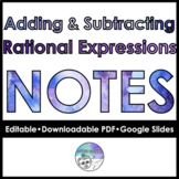 Adding & Subtracting Rational Expressions & complex Fracti